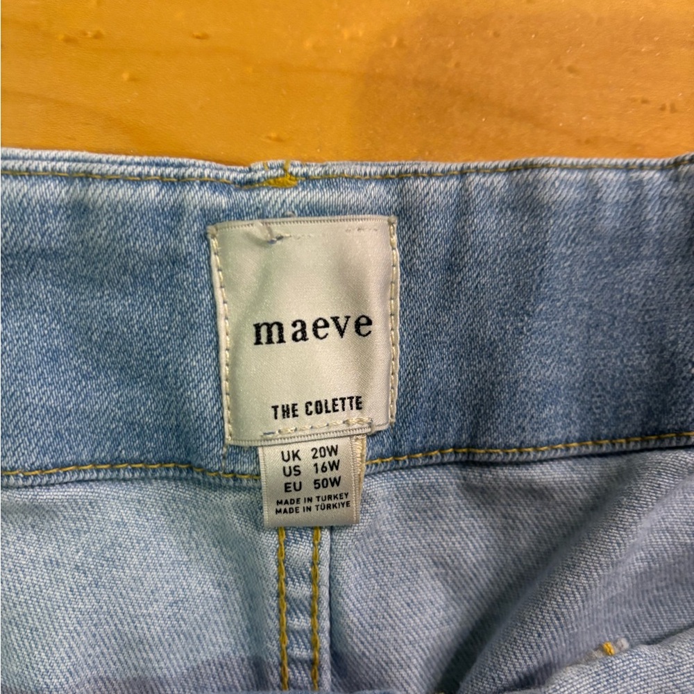 Anthropologie Maeve Colette jeans pants 16W ankle - Picture 4 of 5